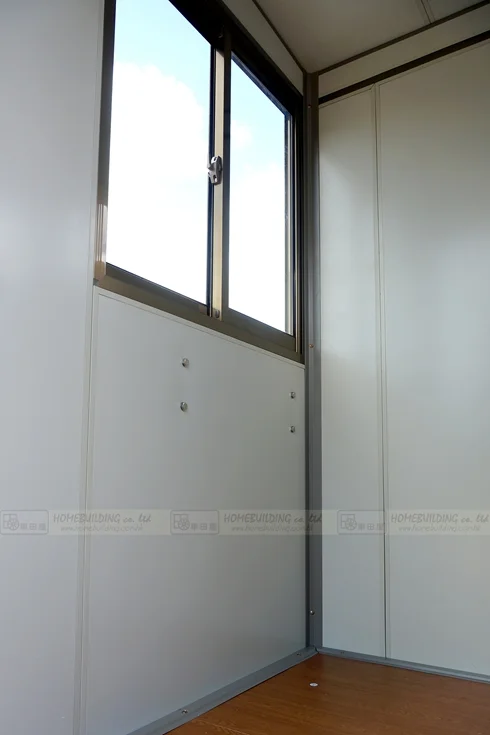 原工程 A01：室內牆體及窗戶細節